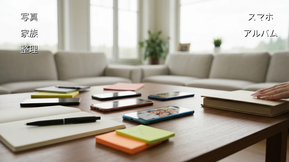 スマホ写真の整理術|家族写真で失敗しないコツ
