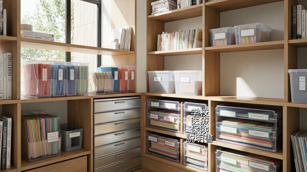 書類整理、家族で迷わない!簡単共有ルール