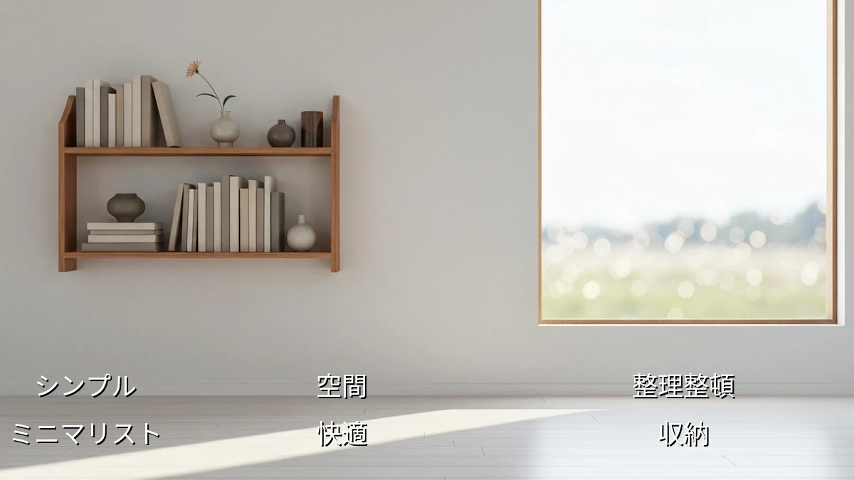 整理 ミニマリスト収納|ミニマリスト収納、少ない物で暮らすアイデア
