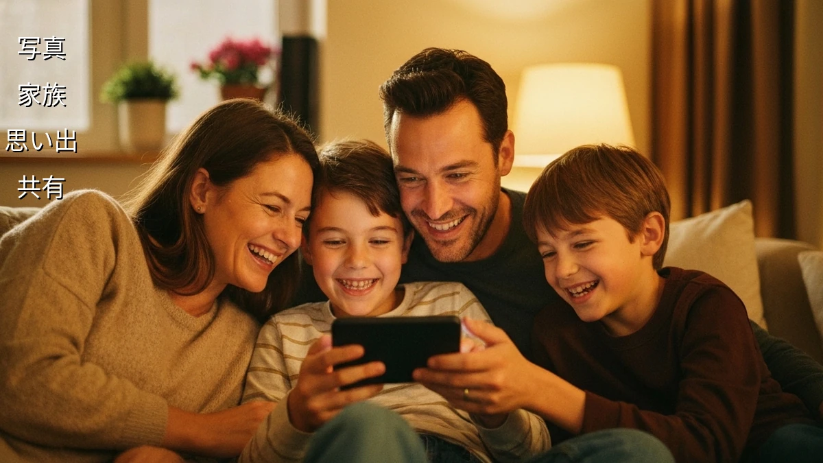 スマホの写真整理|家族共有で快適にするコツ