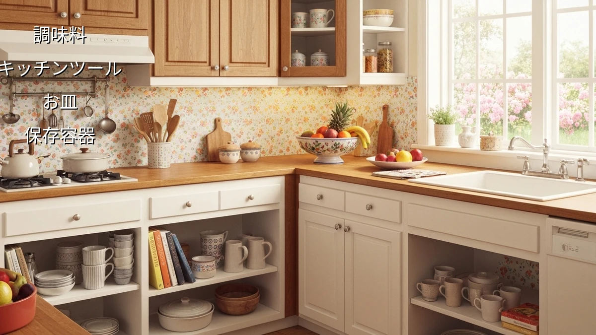 キッチン整理、時短を叶える3つのコツ